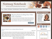 Tablet Screenshot of nutmegnotebook.com